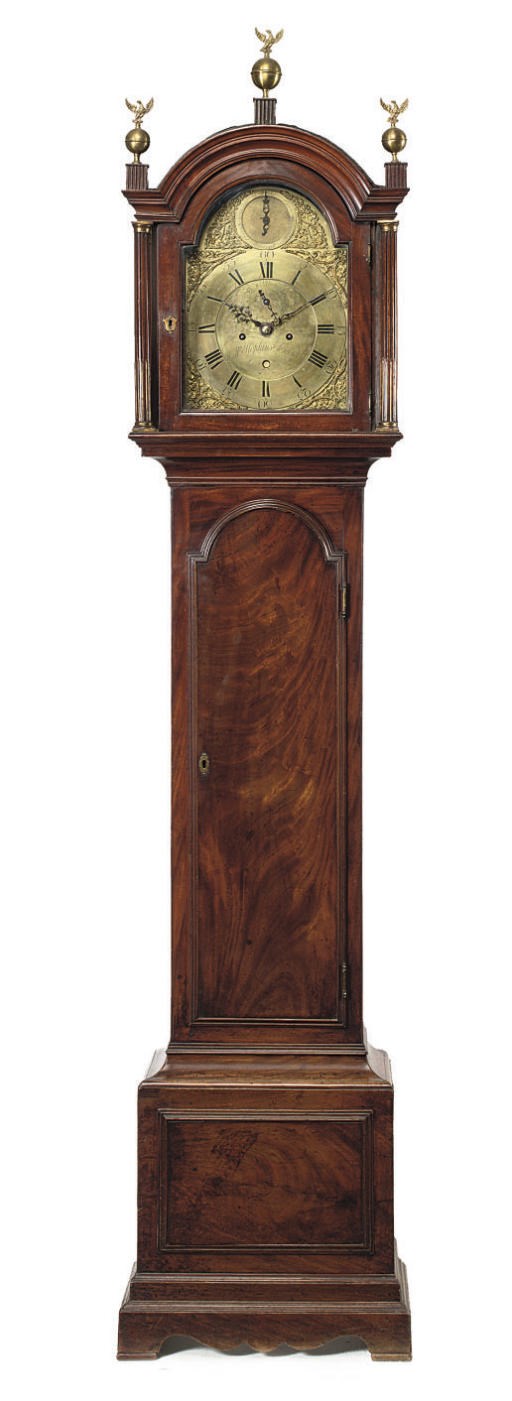 A George III mahogany striking eight day longcase Clock