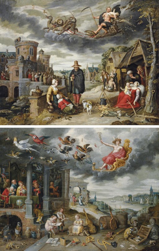 Attributed to Jan Brueghel II (Antwerp 1601-1678) and Studio