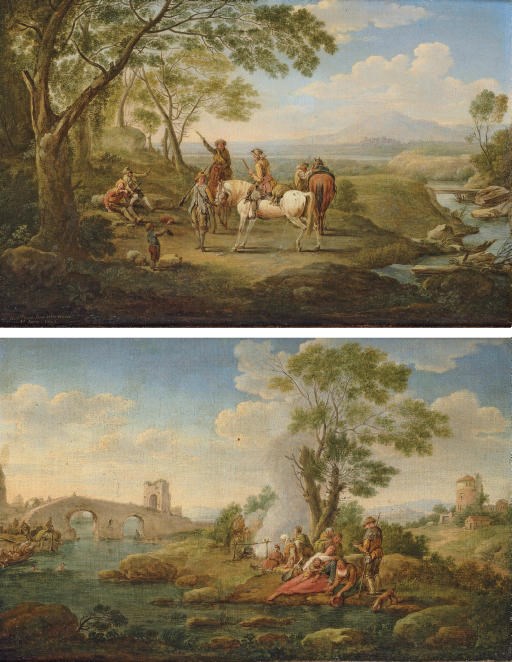 Hendrik Frans van Lint, lo Studio (Antwerp 1684-1763 Rome)