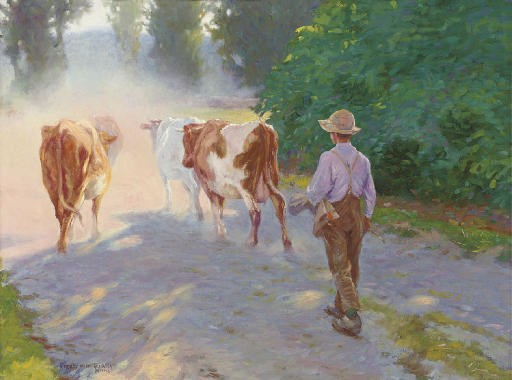 Ken Moroney (British, b.1949), after Sir John Arnesby Brown