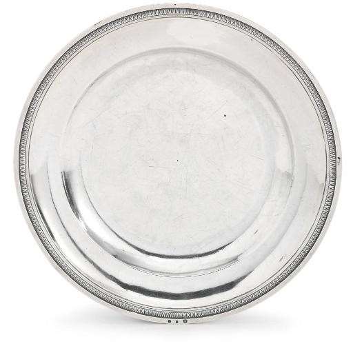 A FRENCH SILVER SECOND-COURSE DISH