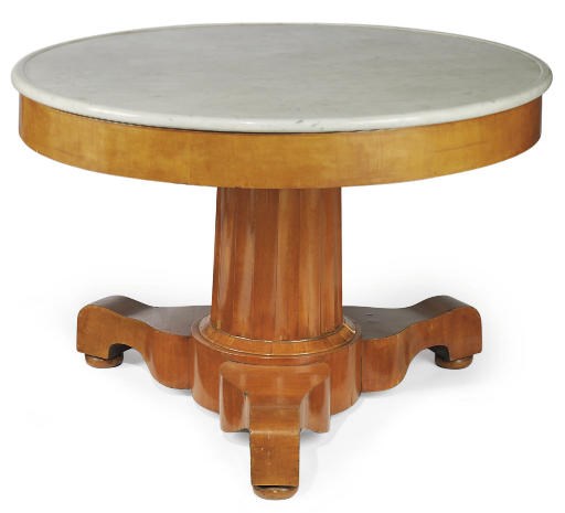 A NORTH EUROPEAN FRUITWOOD CENTRE TABLE
