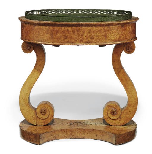 A NORTH EUROPEAN BURR-BIRCH JARDINIÈRE