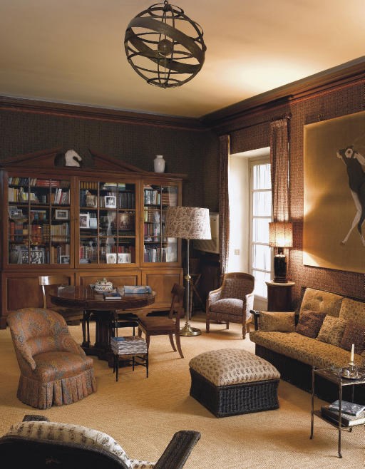 A GEORGE II MAHOGANY BREAKFRONT BOOKCASE