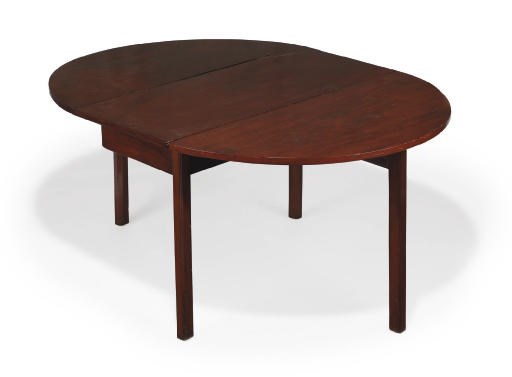 A GEORGE III MAHOGANY PROVINCIAL DROP-LEAF TABLE