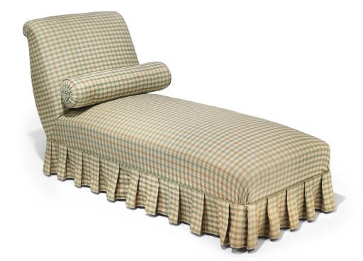 AN UPHOLSTERED DAYBED
