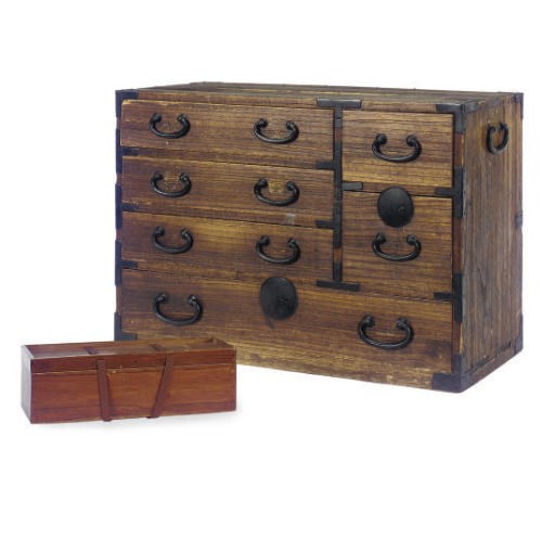 A JAPANESE LOW CHEST,