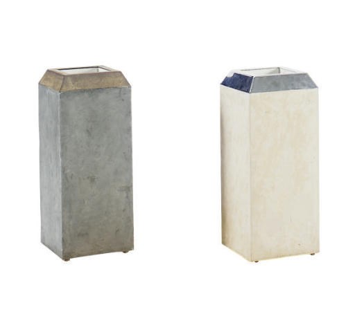 TWO CONTEMPORARY UMBRELLA STANDS