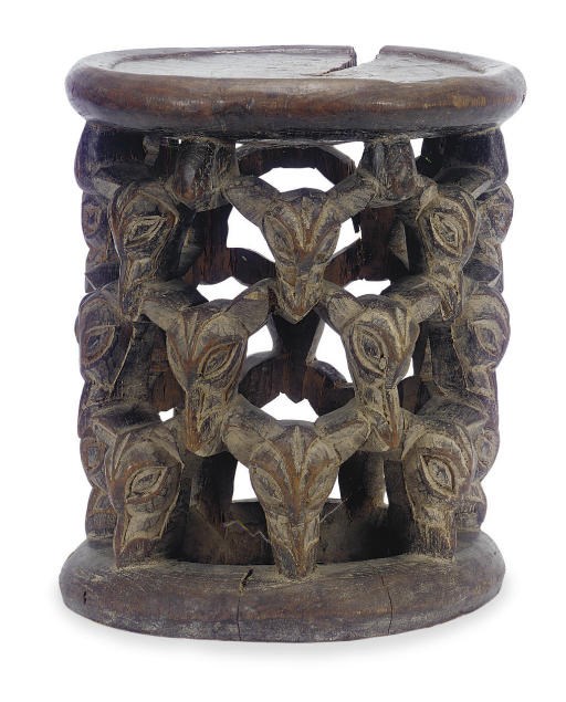 A CAMEROON STOOL,