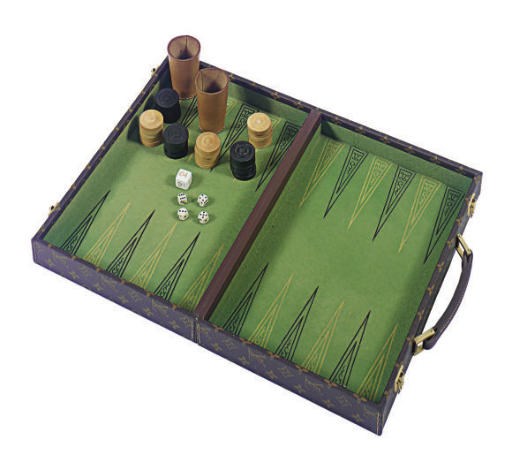 A LOUIS VUITTON BACKGAMMON SET,
