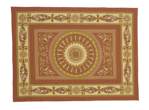 A NEEDLEPOINT CARPET,