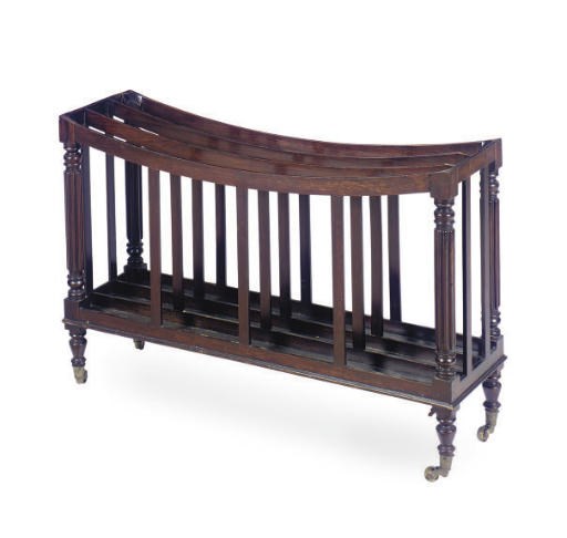 A LATE REGENCY ROSEWOOD FOLIO STAND**,