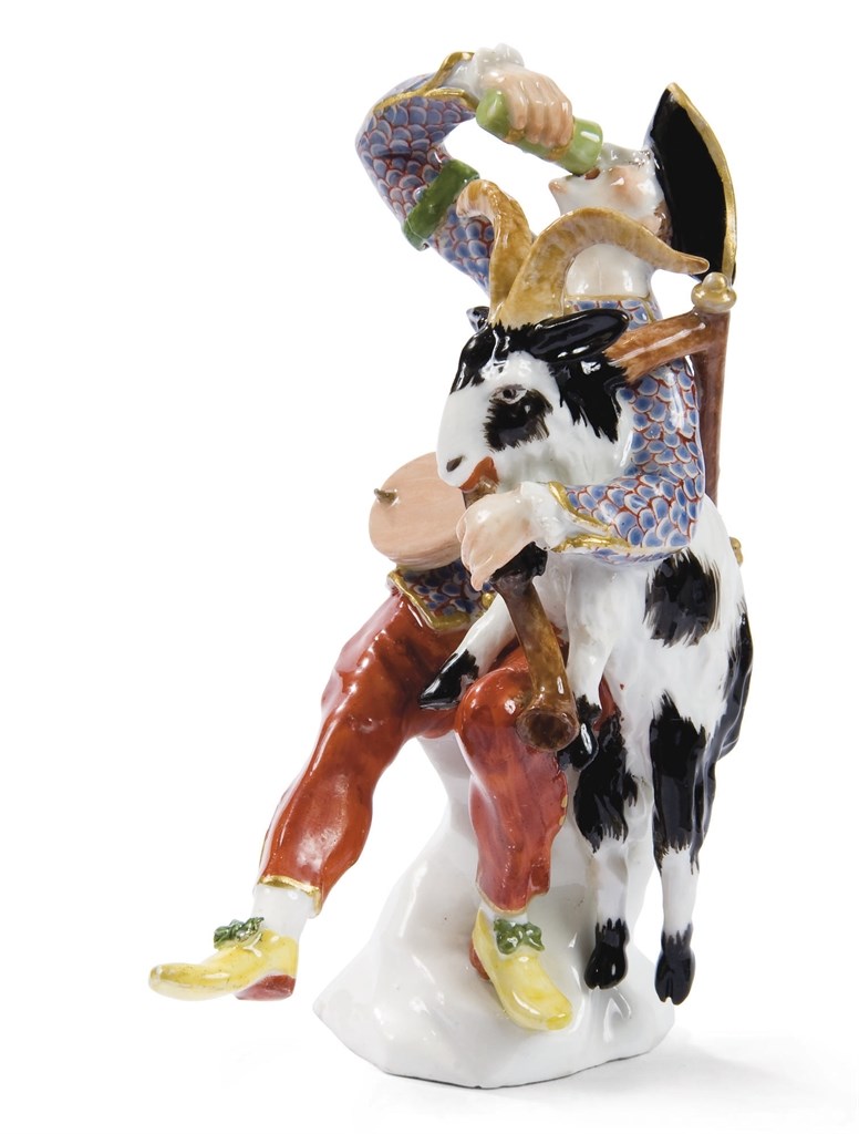 STATUETTE EN PORCELAINE DE MEISSEN DU XVIIIEME SIECLE