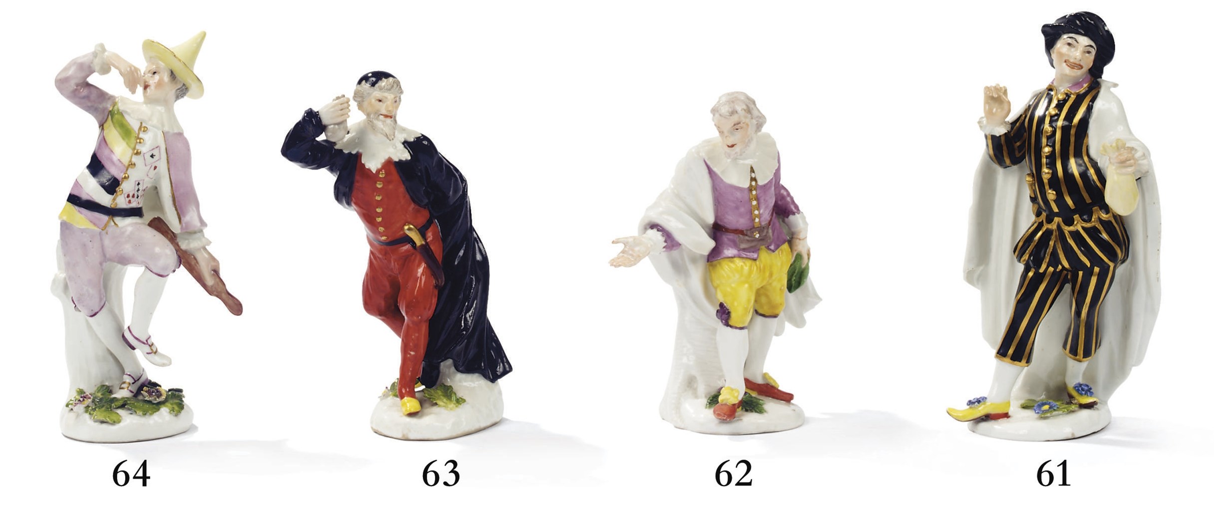 STATUETTE EN PORCELAINE DE MEISSEN DU XVIIIEME SIECLE