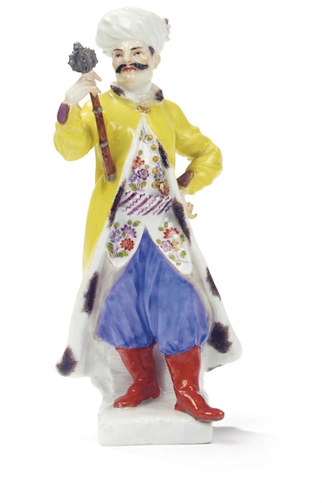 STATUETTE EN PORCELAINE DE MEISSEN DU XVIIIEME SIECLE
