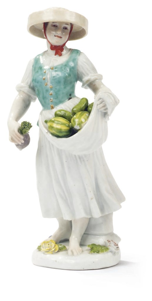 STATUETTE EN PORCELAINE DE MEISSEN DU XVIIIEME SIECLE
