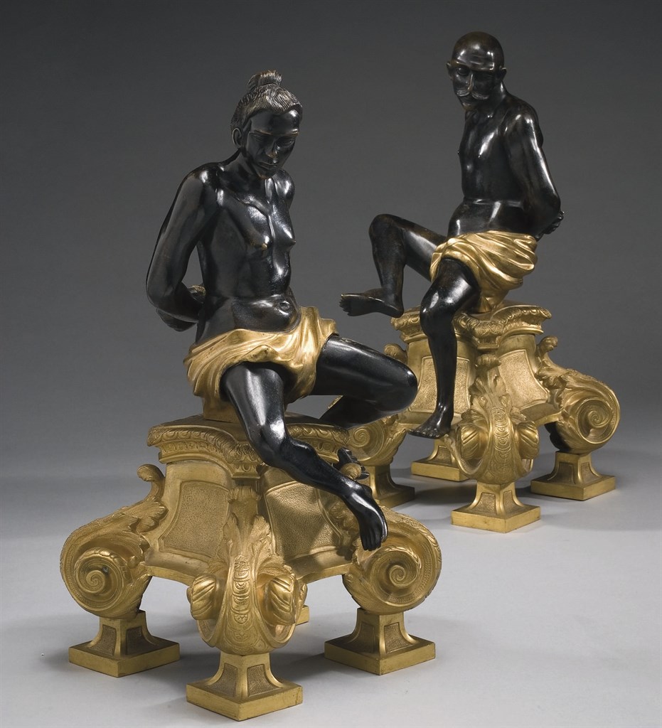 PAIRE DE FIGURES D'APRES PIETRO TACCA