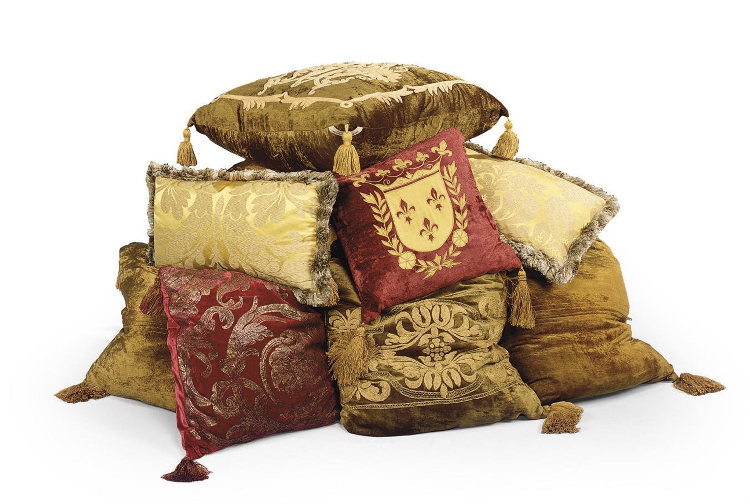 SUITE DE SEPT COUSSINS MODERNES
