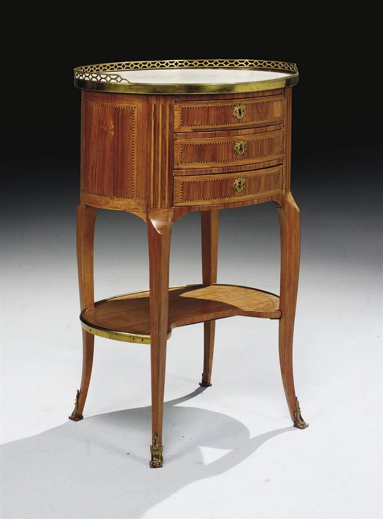 TABLE A ECRIRE EN CHIFFONNIERE D'EPOQUE TRANSITION
