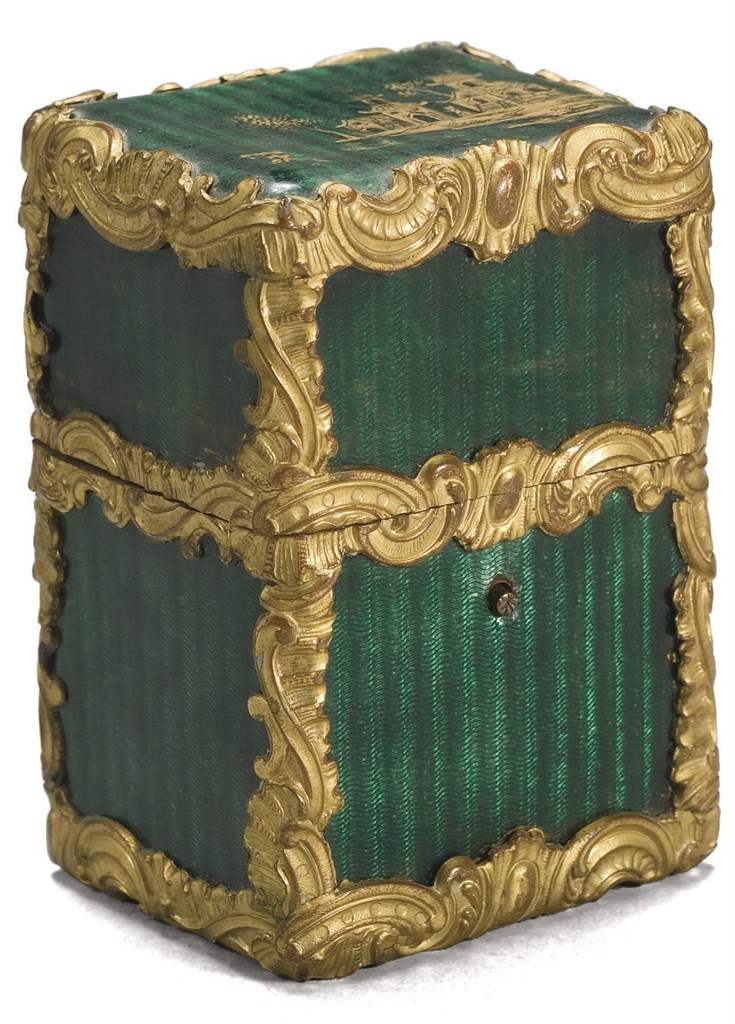 NECESSAIRE A PARFUM D'EPOQUE LOUIS XV