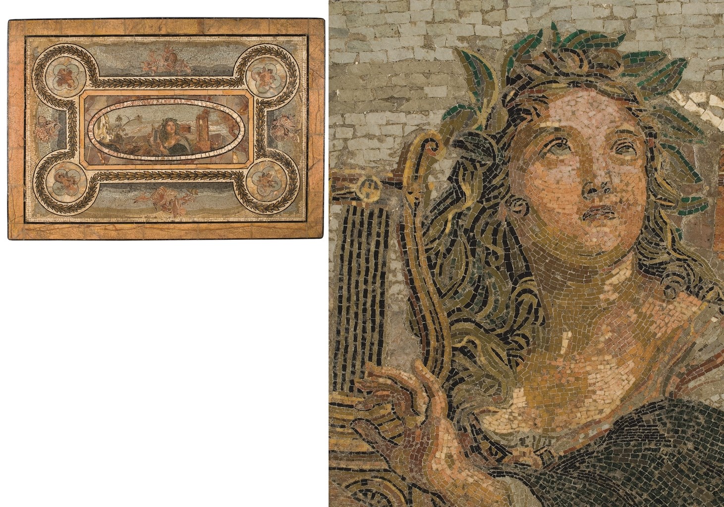 PLATEAU EN MICROMOSAIQUE DU XIXEME SIECLE