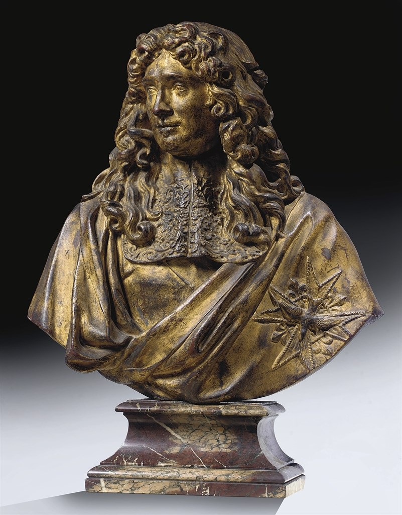 BUSTE DE JEAN-BAPTISTE COLBERT D'EPOQUE LOUIS XIV