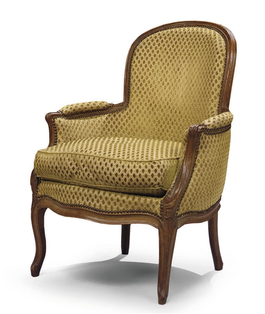BERGERE EN CABRIOLET D'EPOQUE LOUIS XV