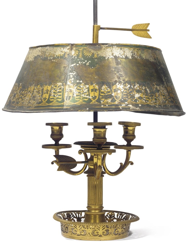 LAMPE BOUILLOTE D'EPOQUE EMPIRE