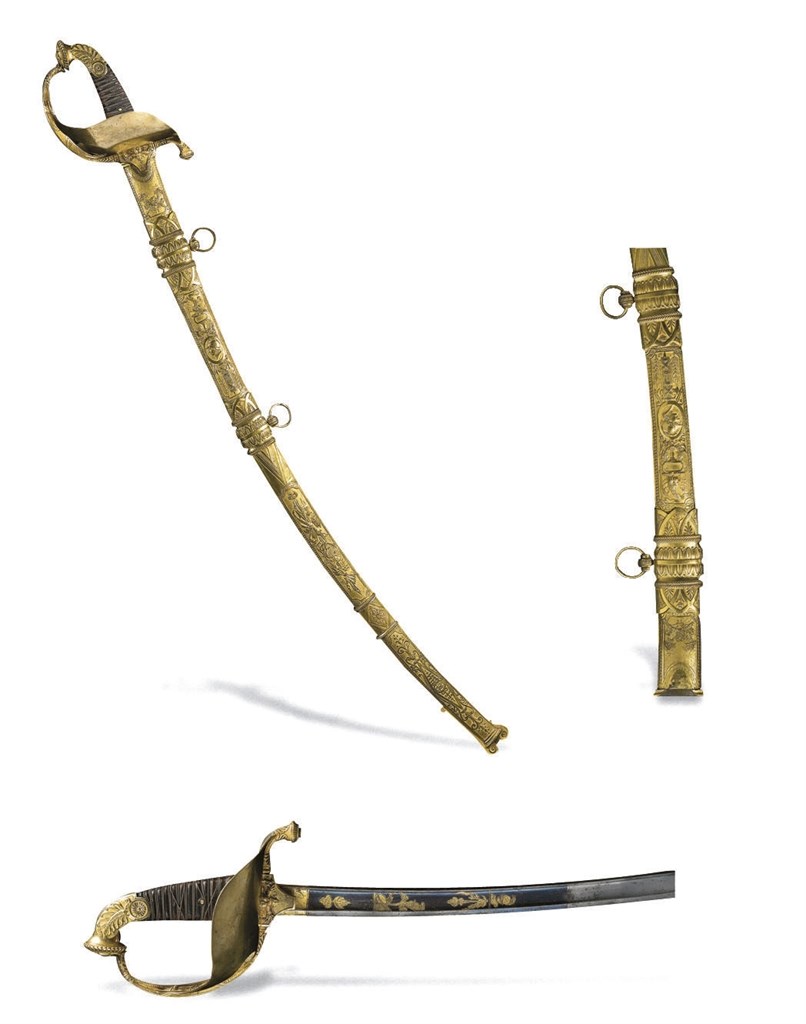 SABRE DE GENERAL, FRANCE VERS 1800