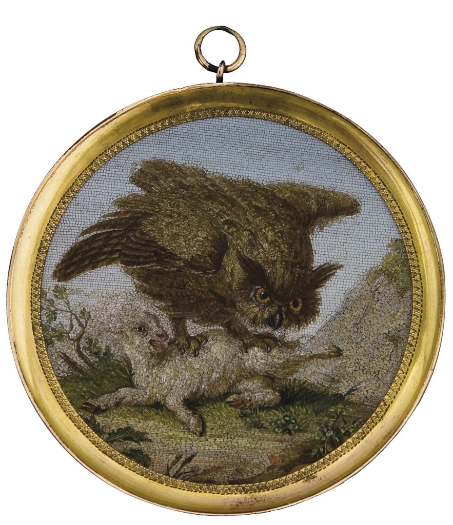 MICROMOSAIQUE ITALIENNE DE LA PREMIERE MOITIE DU XIXEME SIECLE