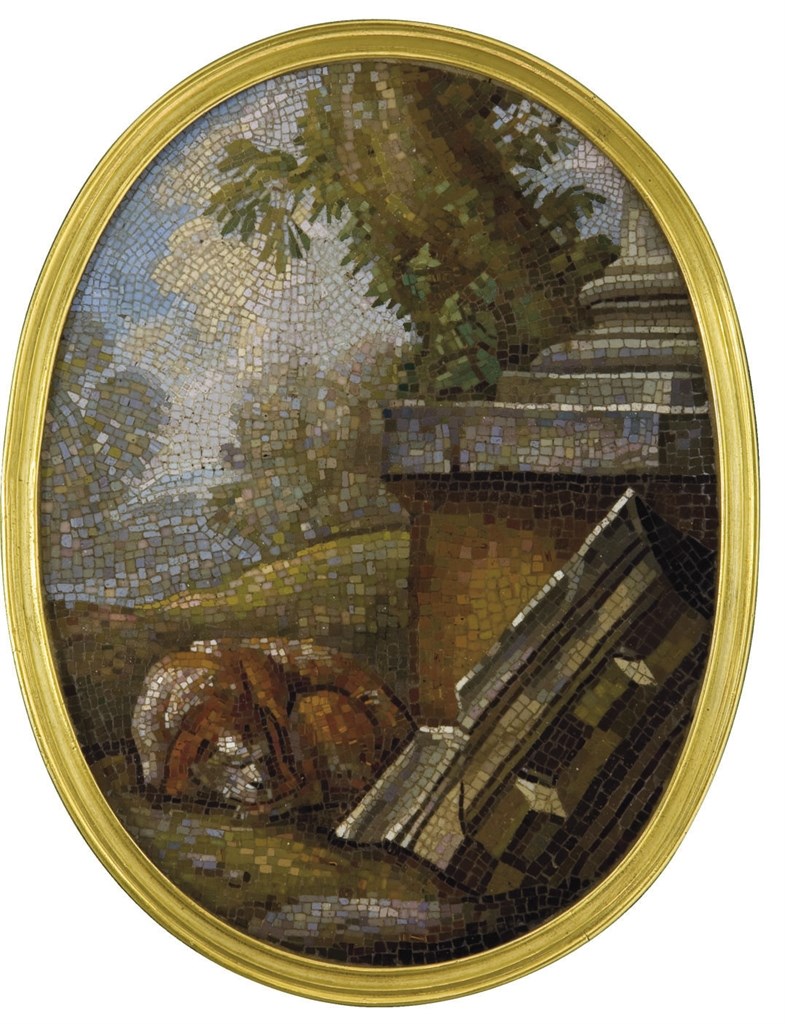 MICROMOSAIQUE ITALIENNE DU XIXEME SIECLE