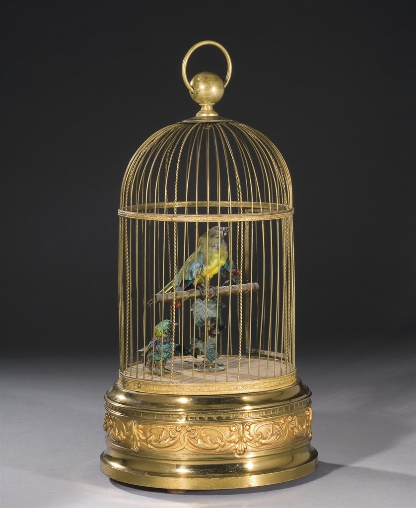 CAGE A AUTOMATES DE STYLE LOUIS XVI