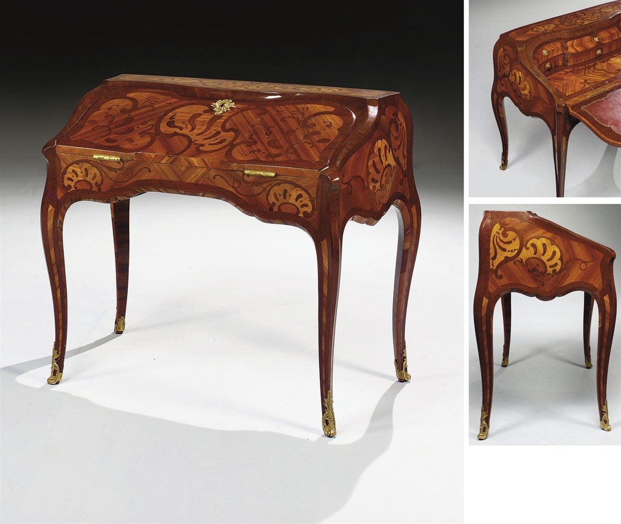 BUREAU DOS D'ANE D'EPOQUE LOUIS XV