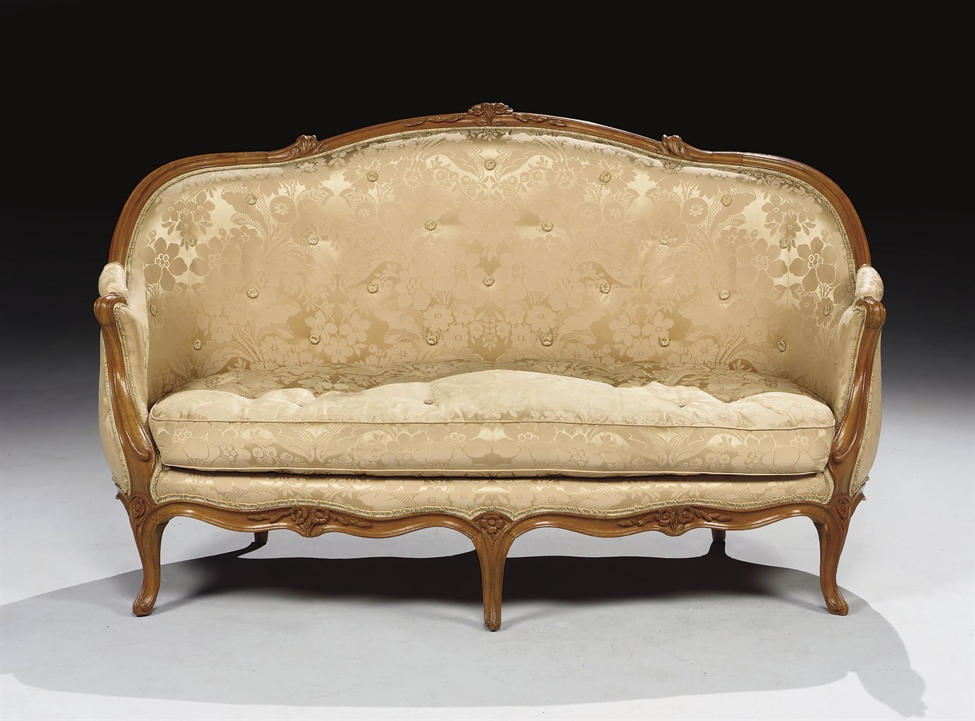 CANAPE CORBEILLE D'EPOQUE LOUIS XV