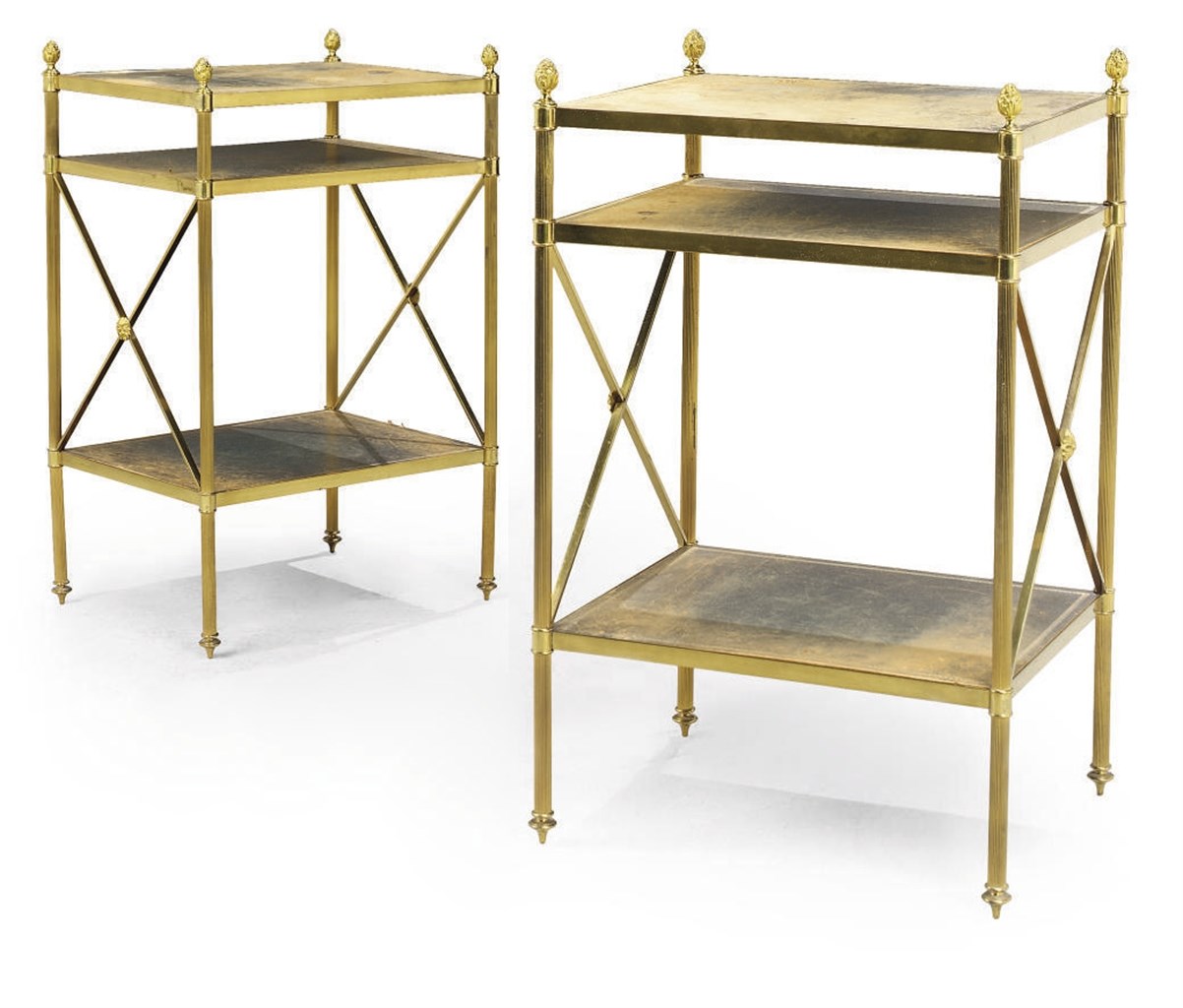 PAIRE DE TABLES DANS LE GOUT DE LA MAISON JANSEN
