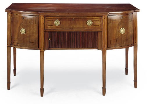 A REGENCY MAHOGANY SIDEBOARD