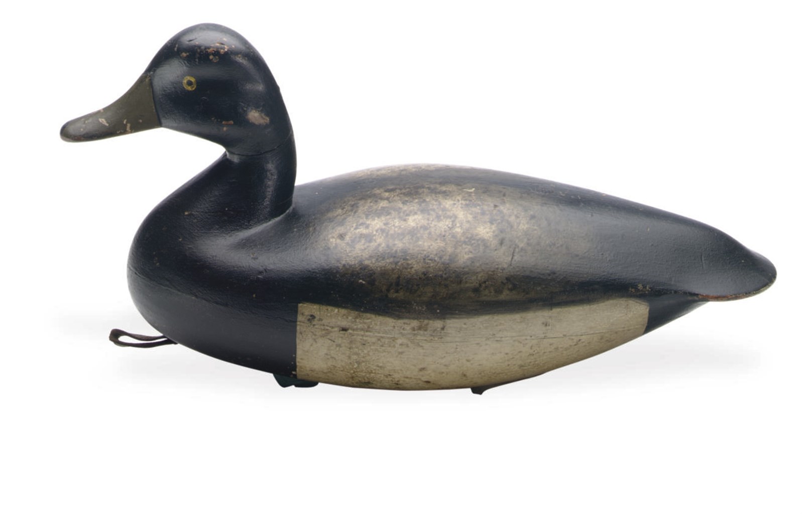Very Rare Hollow Carved Bluebill Drake