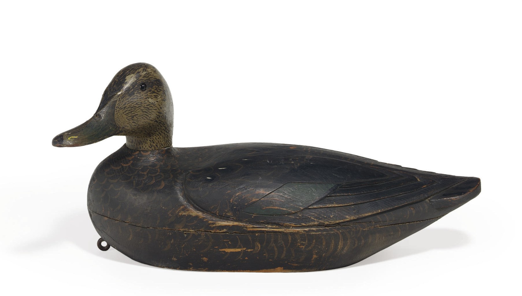 A VERY RARE OVERSIZED BLACK DUCK