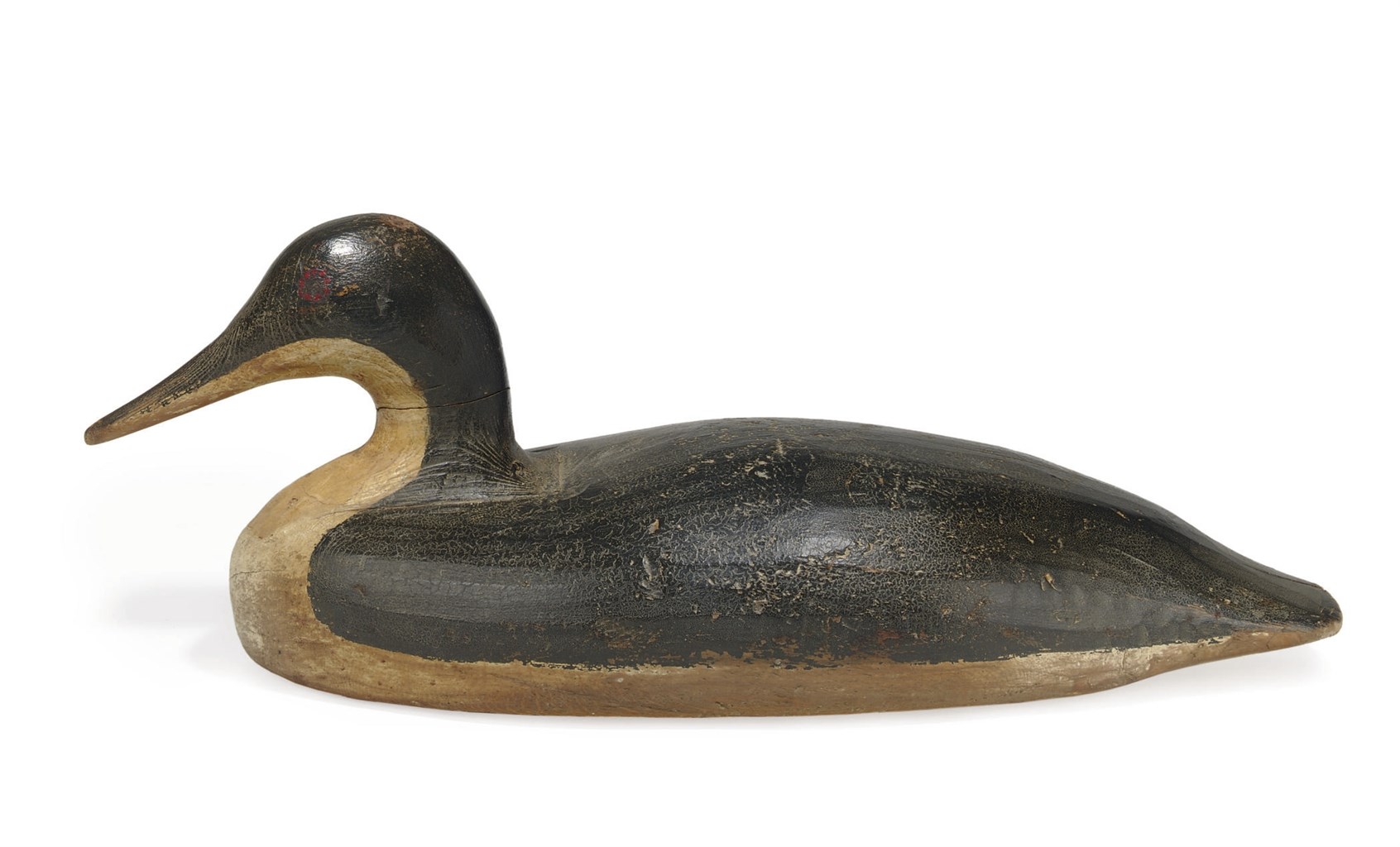 A VERY RARE WORKING LOON DECOY