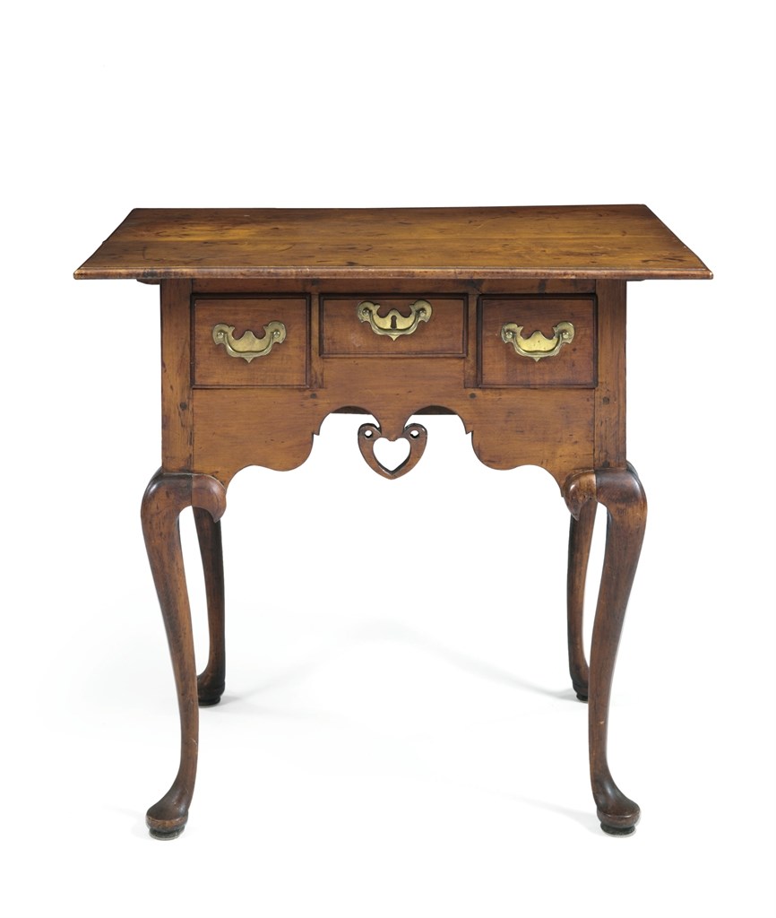 The Devotion Family Queen Anne Carved Maple Dressing Table