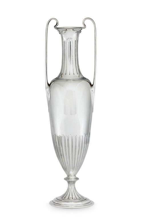A SILVER VASE