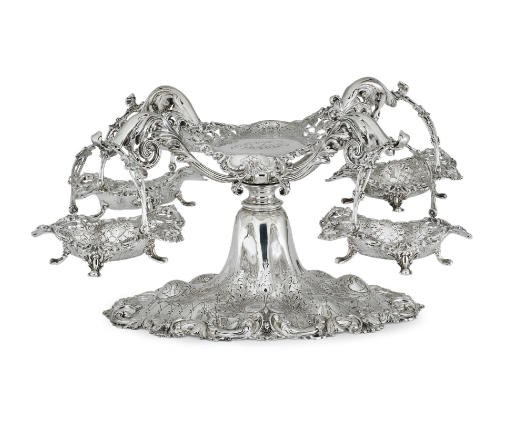 A SILVER EPERGNE