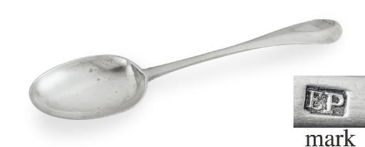 A SILVER TABLESPOON
