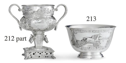 A SILVER TROPHY BOWL: THE ROUGE DRAGON MEMORIAL TROPHY