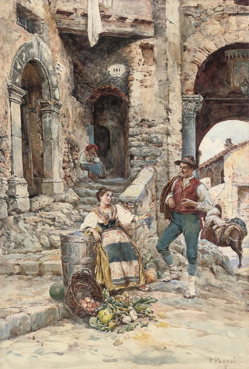 Petro Pavesi (Italian, 19th Century)