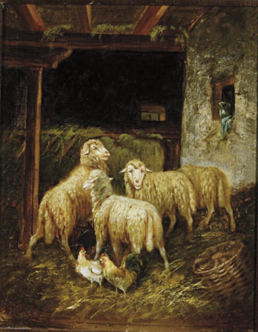 Attributed to Charles Émile Jacque (FRENCH, 1813-1894)