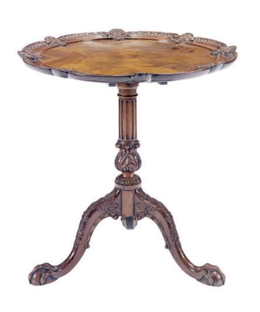 A MAHOGANY TILT-TOP TRIPOD TABLE,