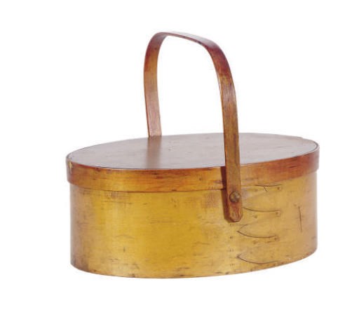 A SHAKER OVAL NESTED BOX,