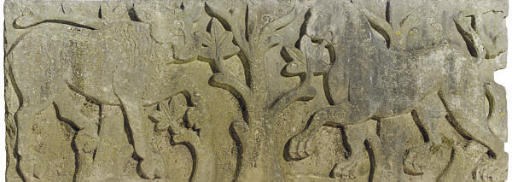 AN ITALIAN CARVED RELIEF FRAGMENT