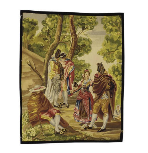 A SPANISH PASTORAL TAPESTRY,